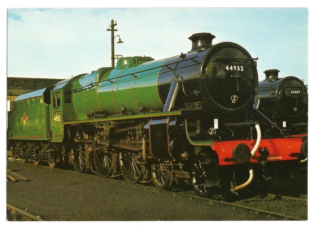 Train Railway England RR Postcard LMS Stanier Class 5 4-6-0