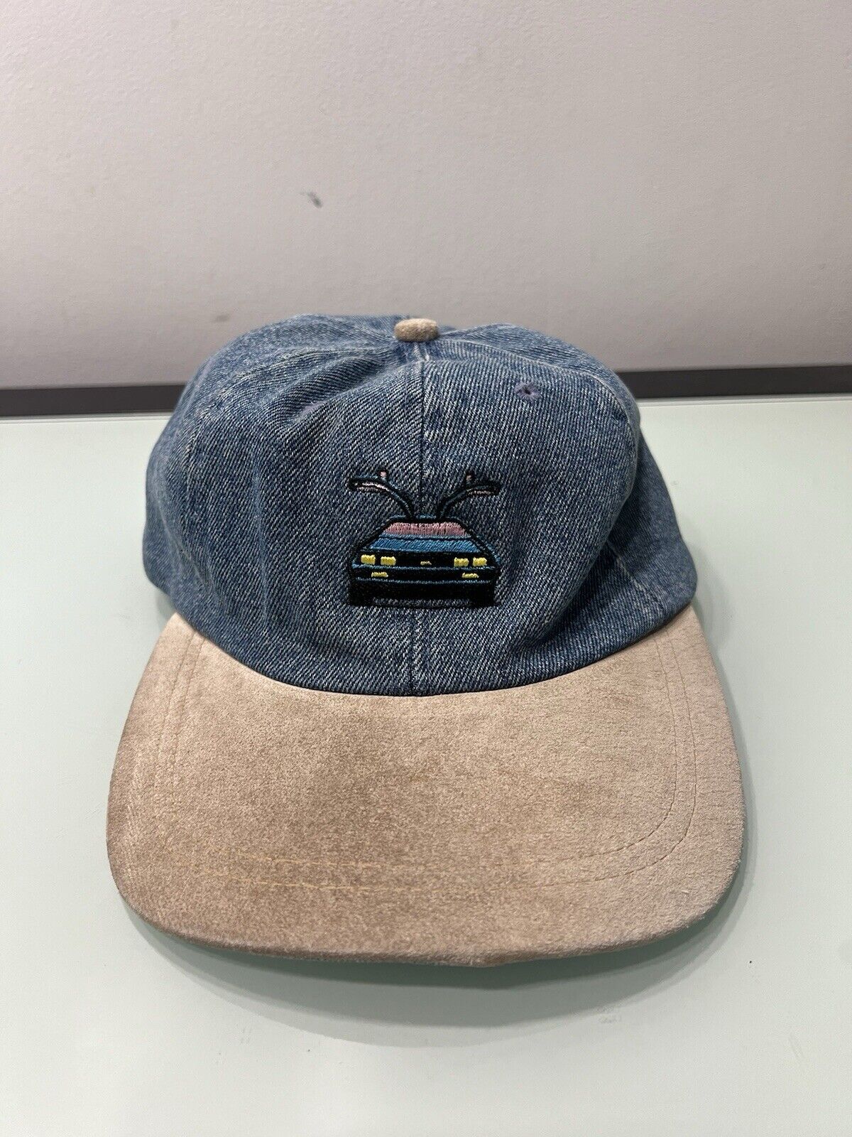 Vintage DeLorean Denim Hat