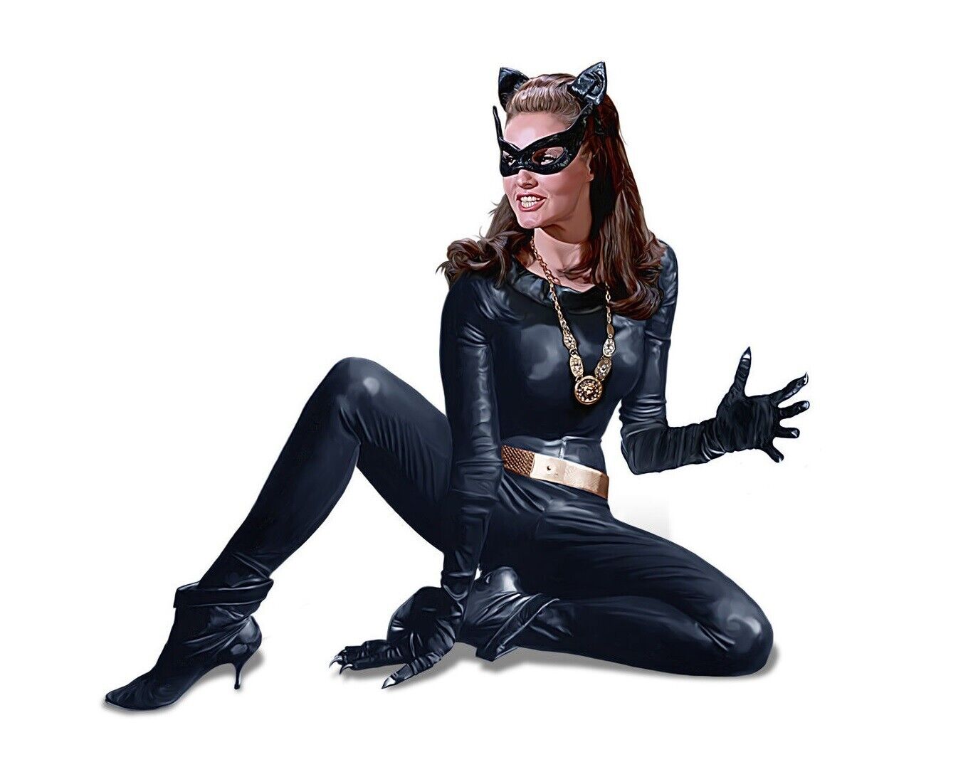 Julie Newmar as Catwoman in Batman TV Show Poster Picture Photo Print 8x10