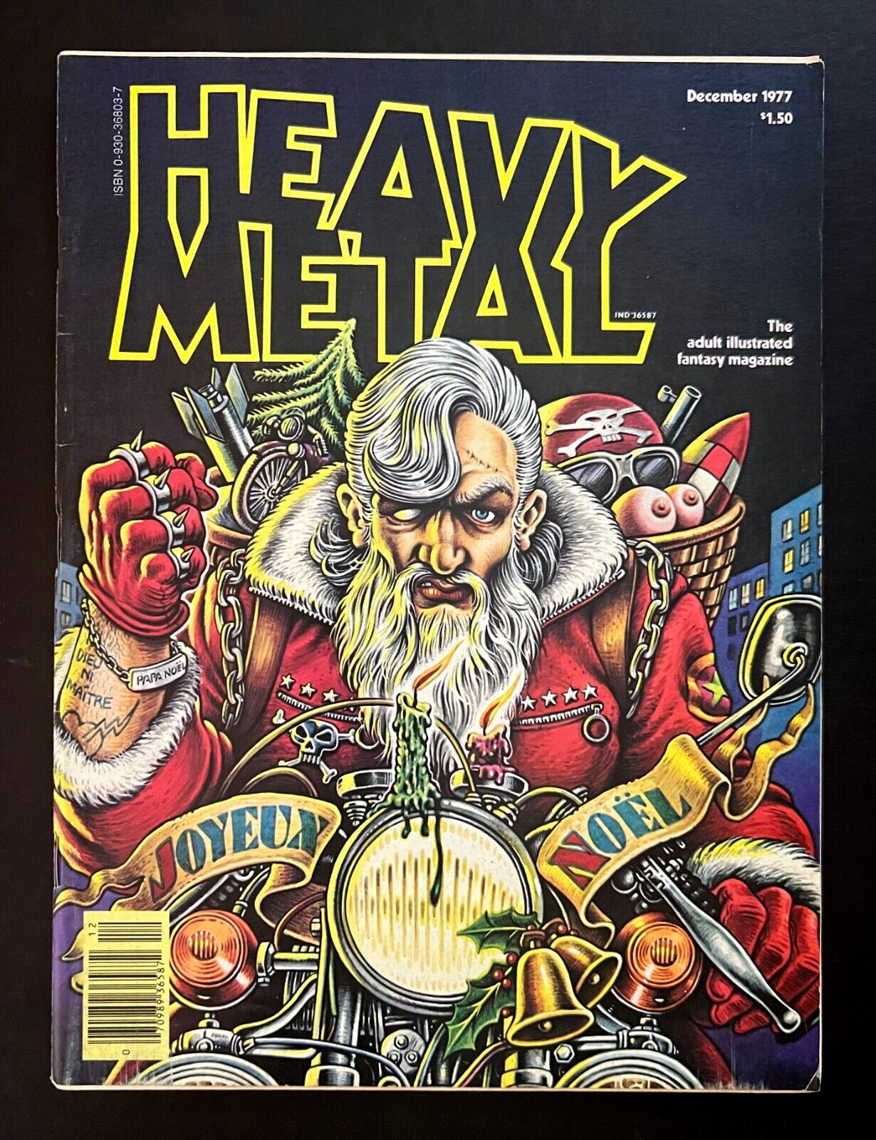 HEAVY METAL MAGAZINE #9 December 1977 Newsstand Moebius, Corben, Druillet Nice