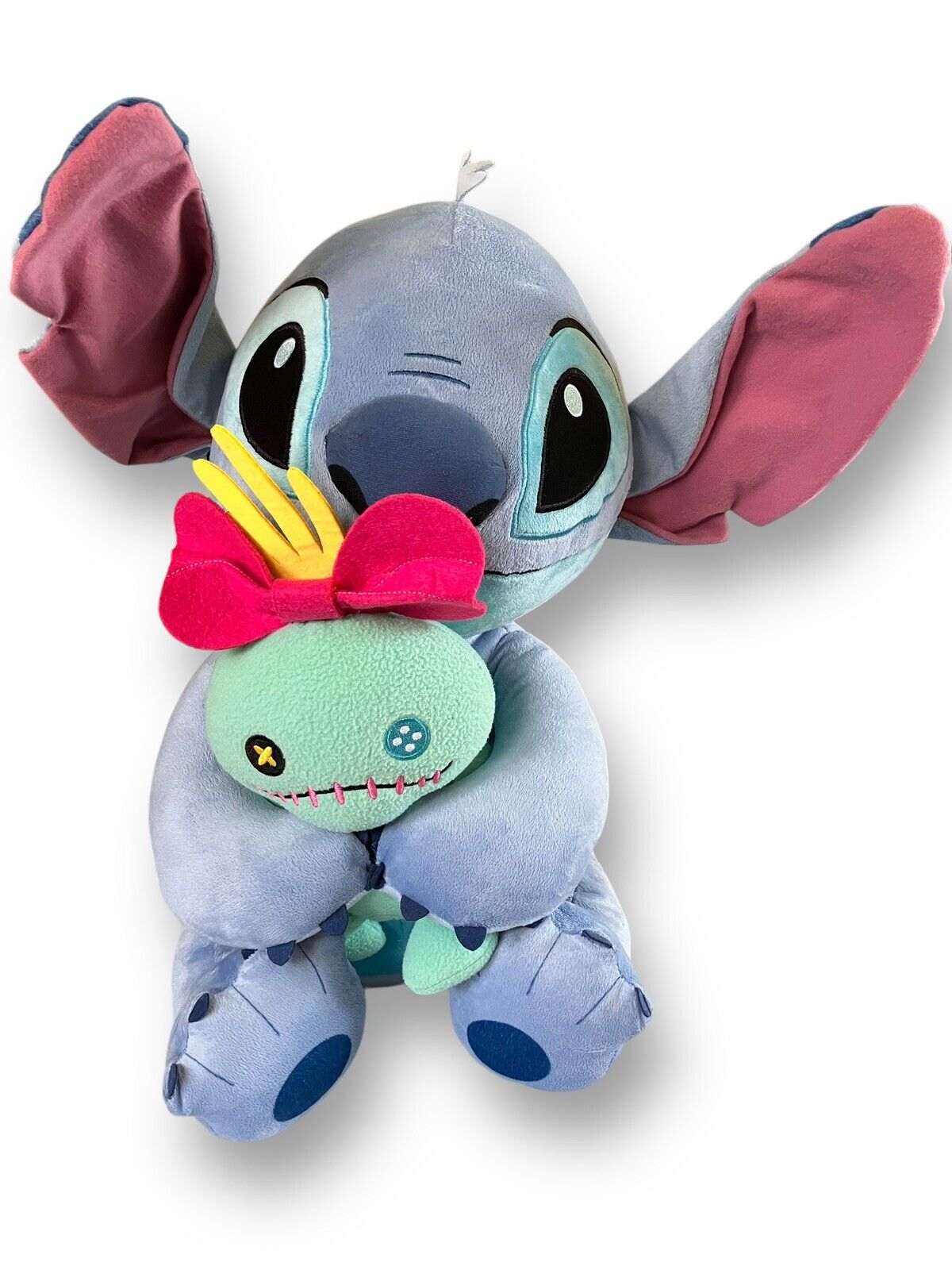 Stitch Disney Lilo & Stitch Plush 21 Inch Holding Scrump HUGE