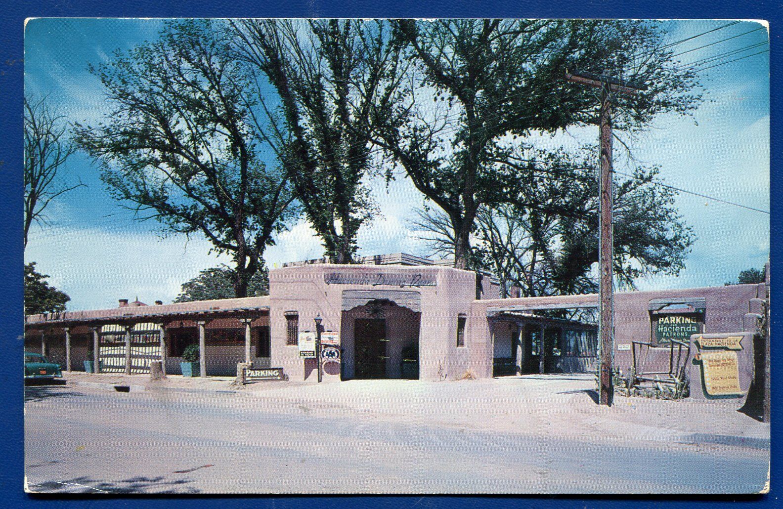 La Hacienda Dining Room Old Town Plaza Albuquerque New Mexico Route 66 Postcard