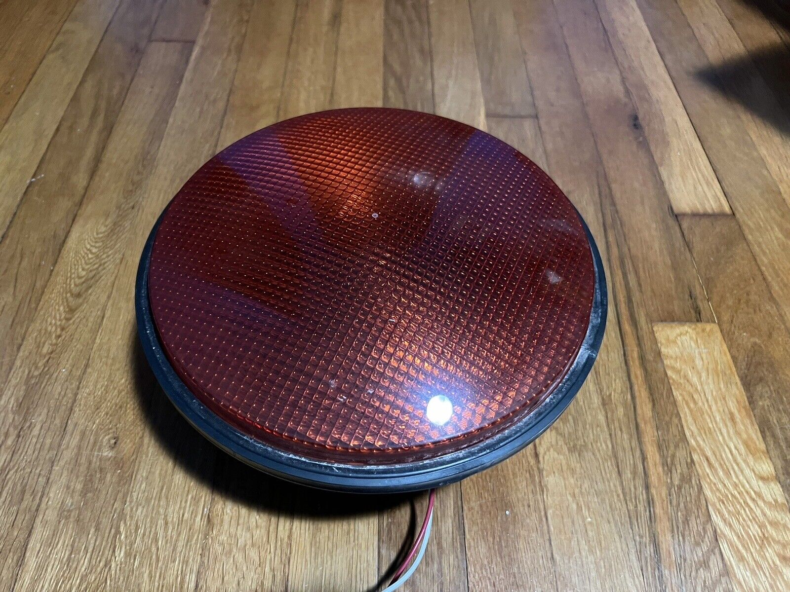 Dialight 12” Traffic Light Signal LED Module Red 12” Tinted Grid Style Lens
