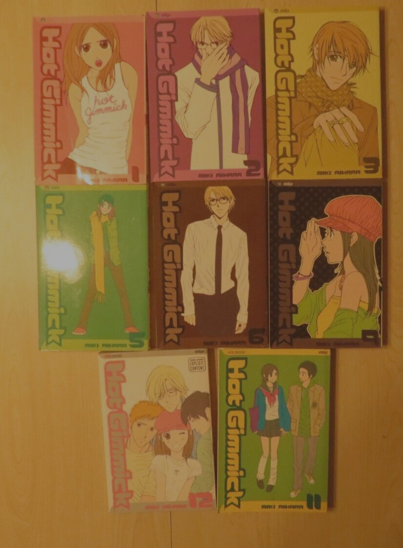 Hot Gimmick Manga Lot Vol. 1-3, 5, 6, 9, 11, 12 2003 2004