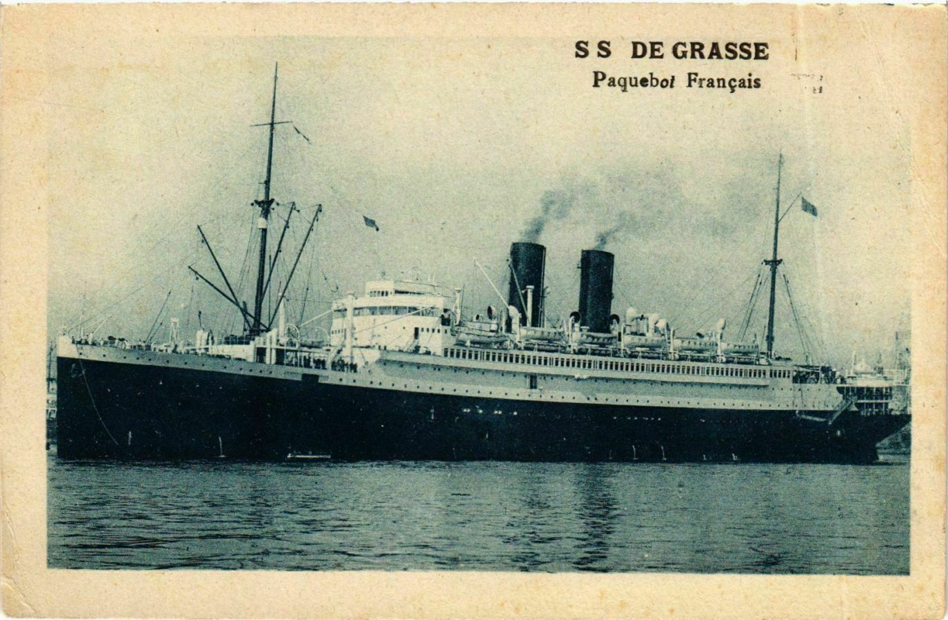 CPA AK S.S. De Grasse - French ship SHIPS (911651)