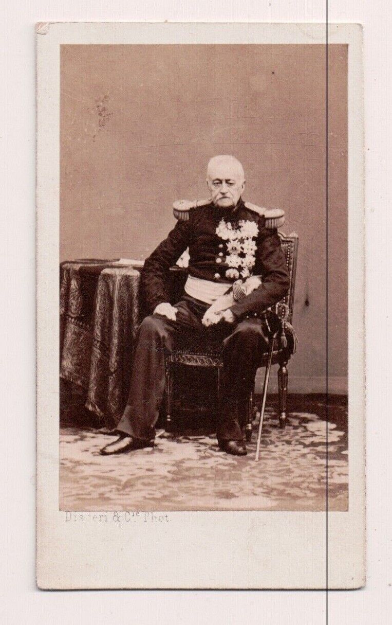 Vintage CDV Boniface de Castellane Marshal of France Disderi Photo