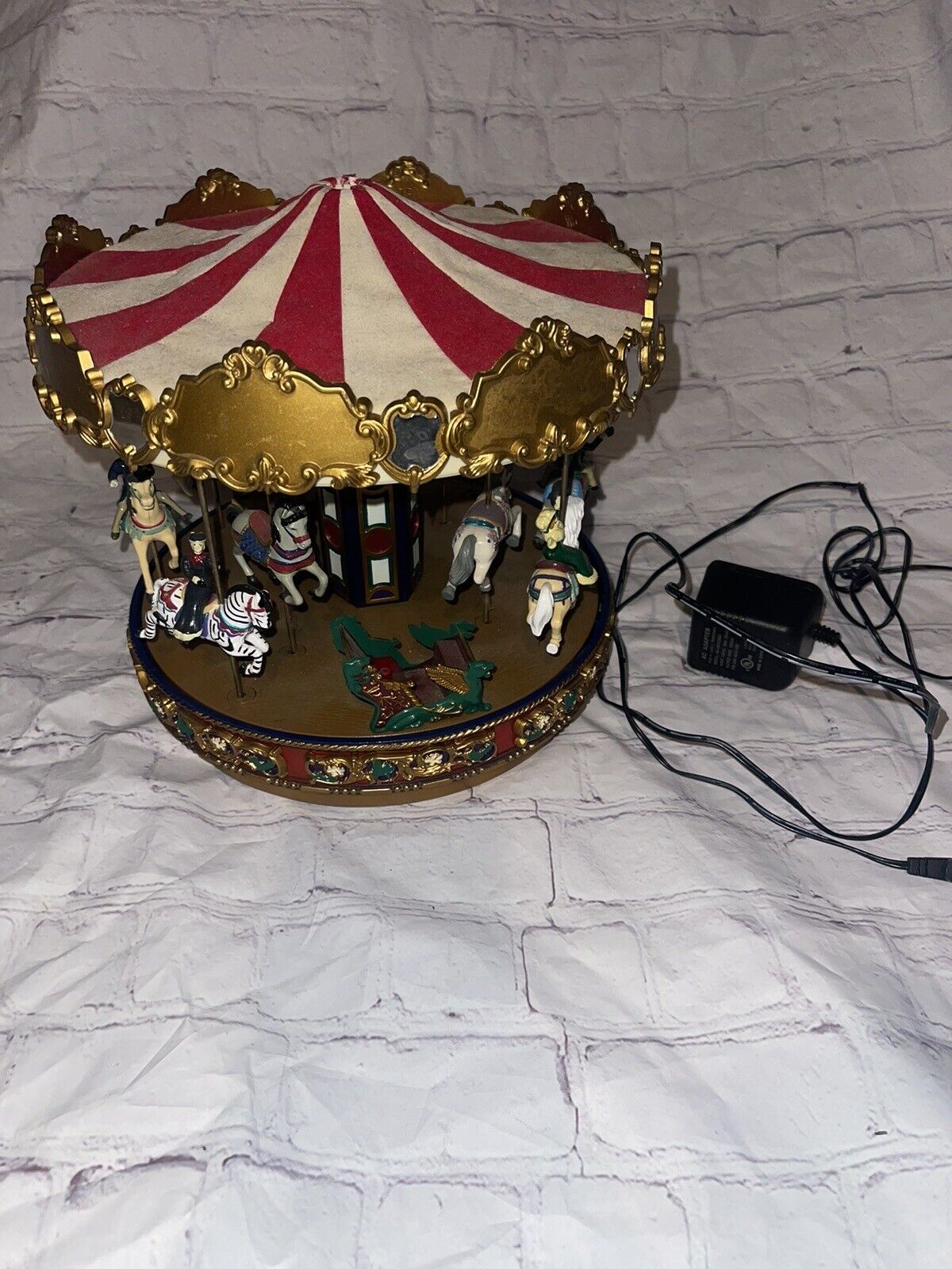 Vintage Mr. Christmas Carousel ~ Great Condition No Box