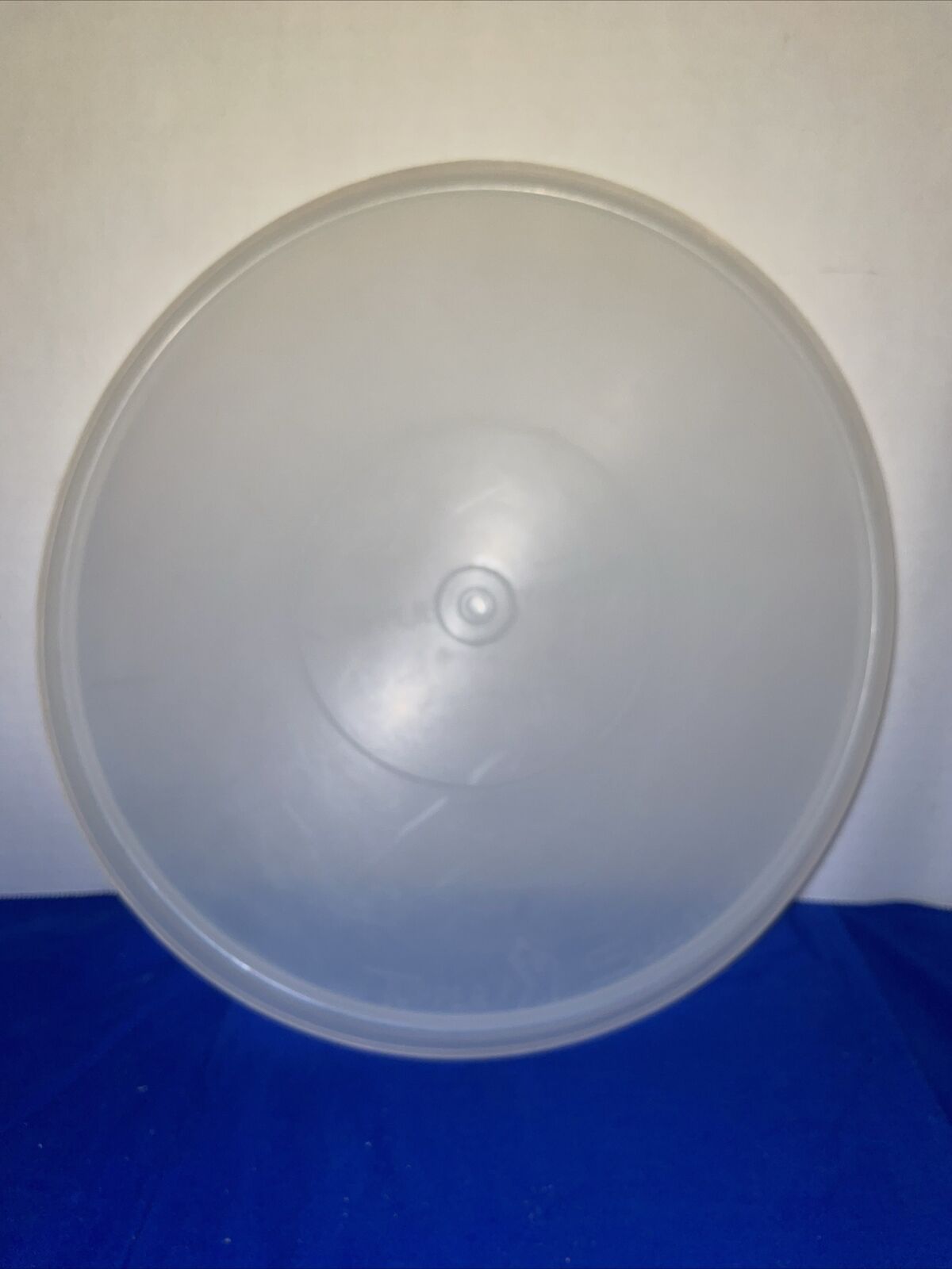 Vtg Tupperware Replacement Lid Tupper Seal Large Round 224 Clear Sheer