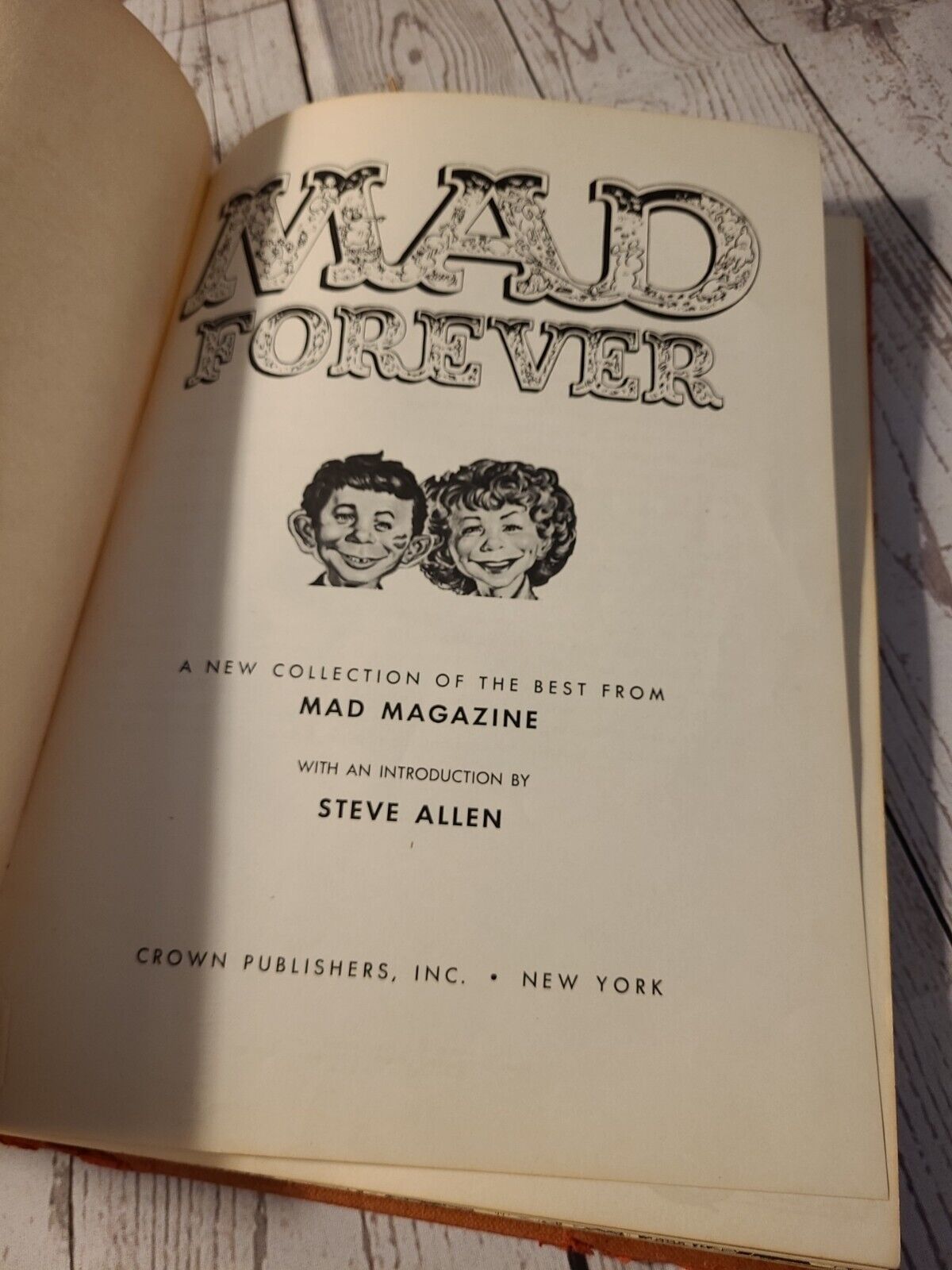 MAD MAGAZINE MAD FOREVER 1959 (NO Dust Cover, Heavy Use, See Photos)