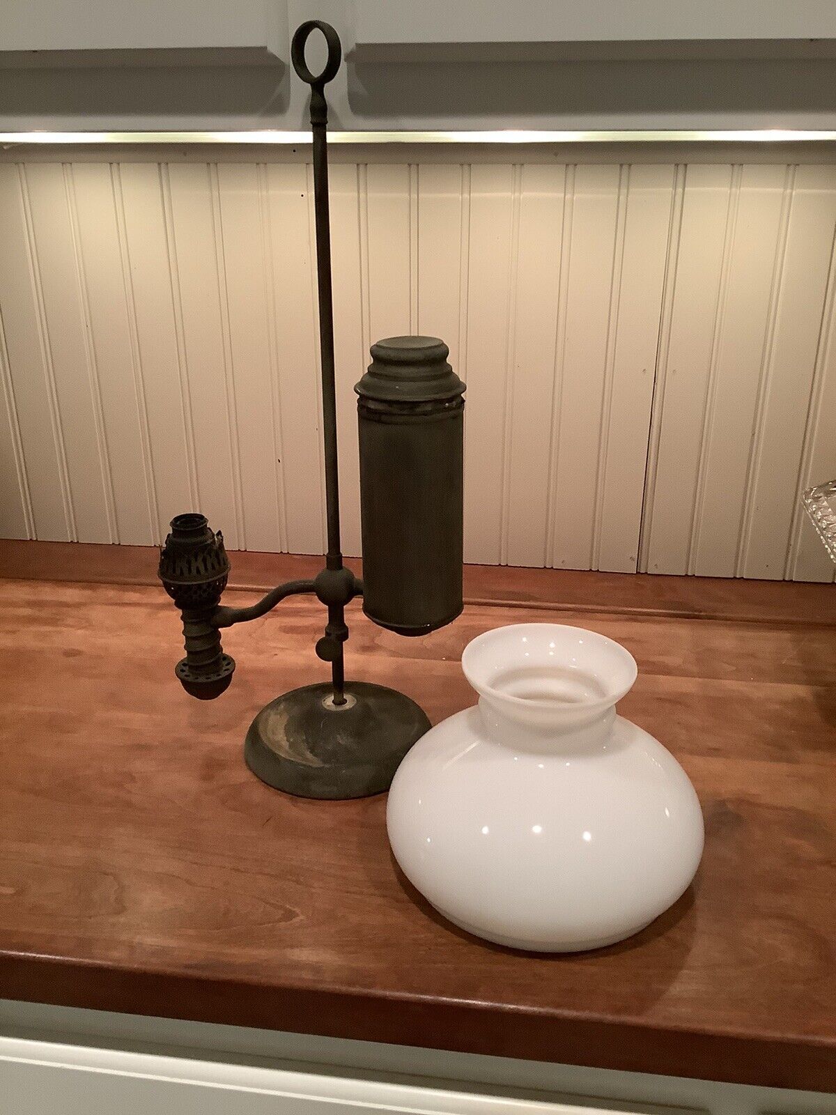 Antique Student Lamp-as Found