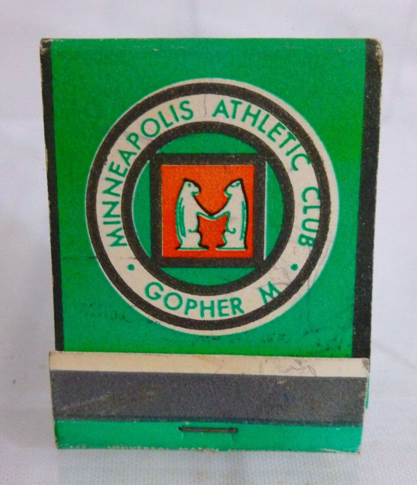 Vintage Matchbook Unstruck - Minneapolis Athletic Club - Golpher M