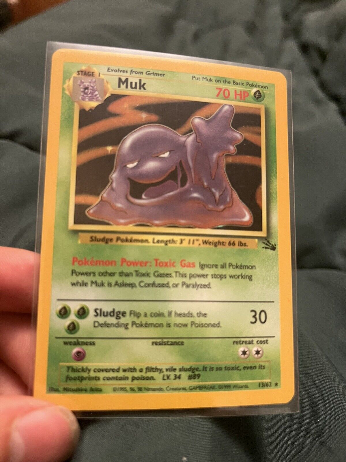 holographic/ holo Muk from Pedigreed Collection. NM/M Likely PSA 8-10