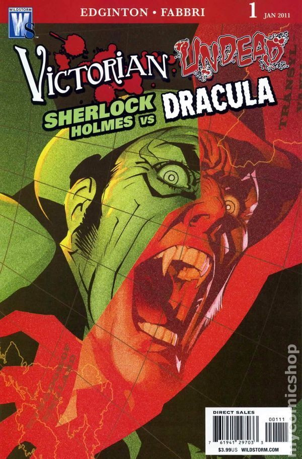 Victorian Undead II Holmes vs. Dracula #1 VF 2011 Stock Image