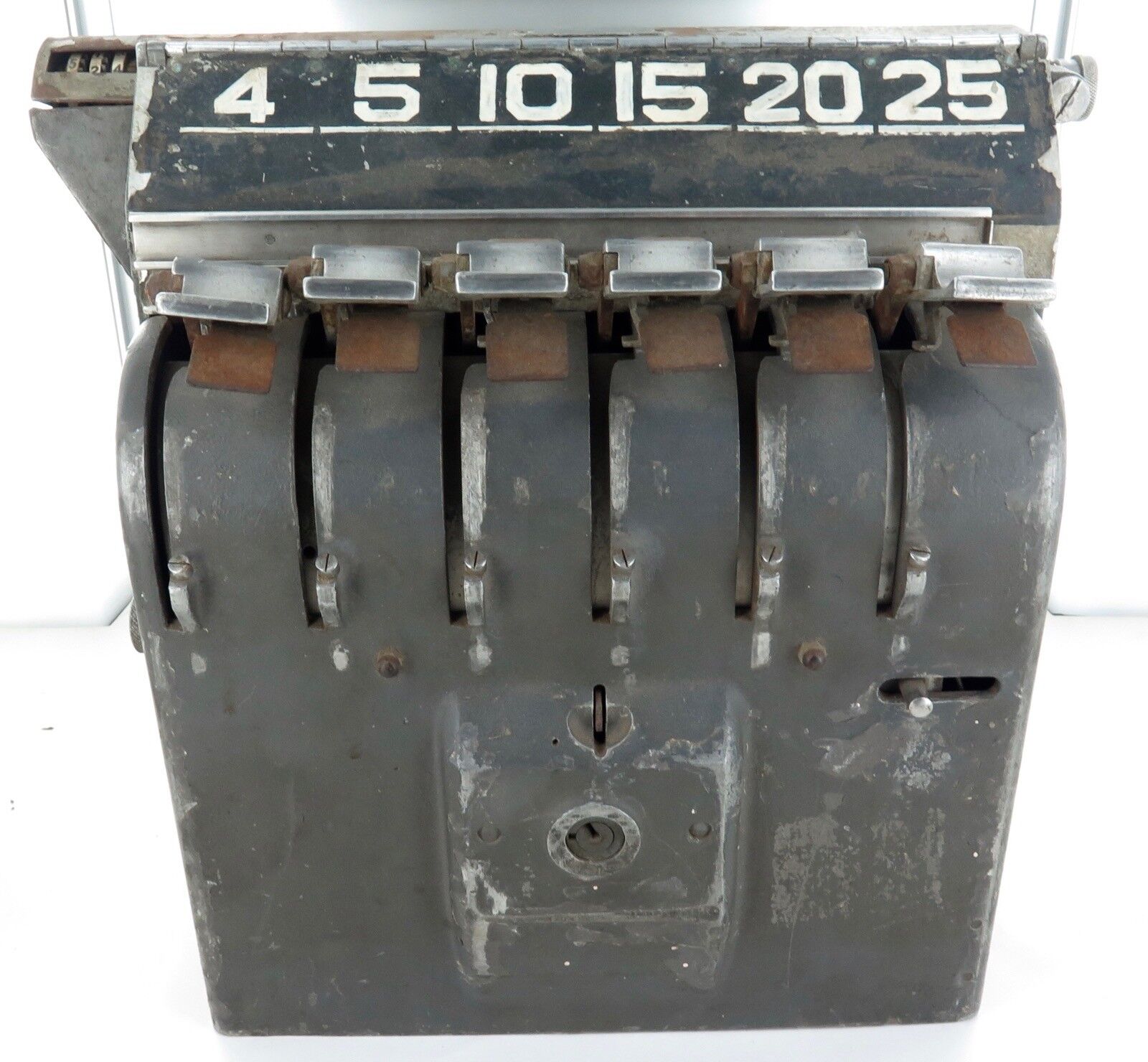 .SCARCE c 1960’s HUGE SOLOMATIC TICKET MACHINE. EX WYNNUM (QLD) BUS COMPANY.