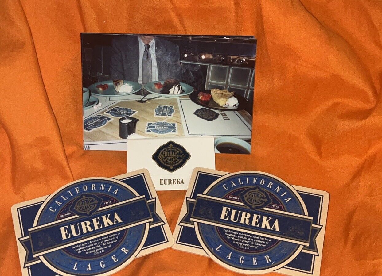 Vintage Wolfgang Puck Restaurant Eureka Coasters, Matches, Photos, Los Angeles