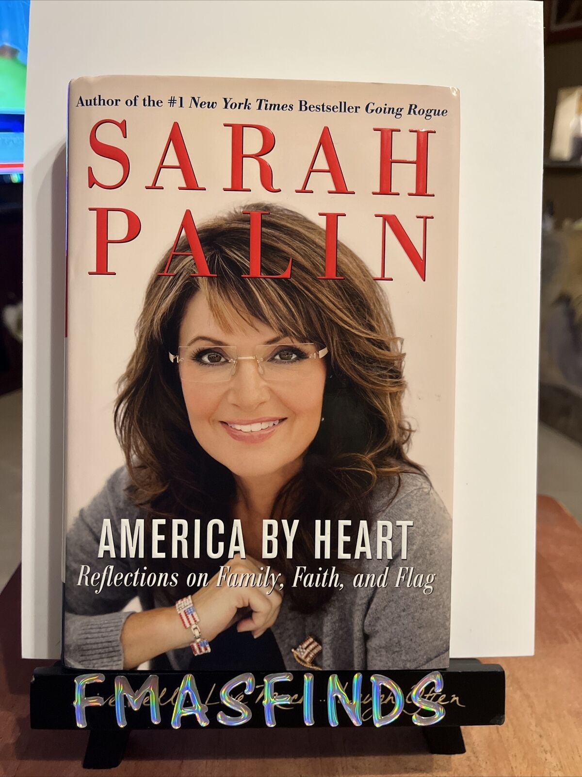 SARAH PALIN GOV Of ALASKA Signed Book America By Heart AUTOGRAPHED VP CANDIDATE