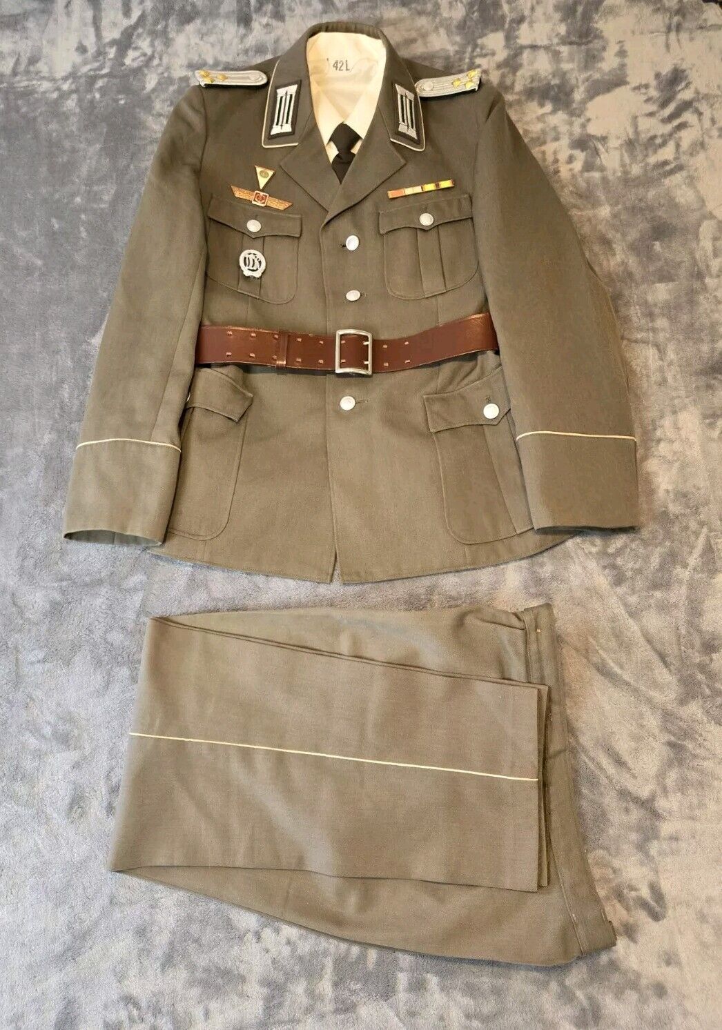 East German Army Officer Uniform Tunic Jacket NVA DDR Original Lot Military UG52