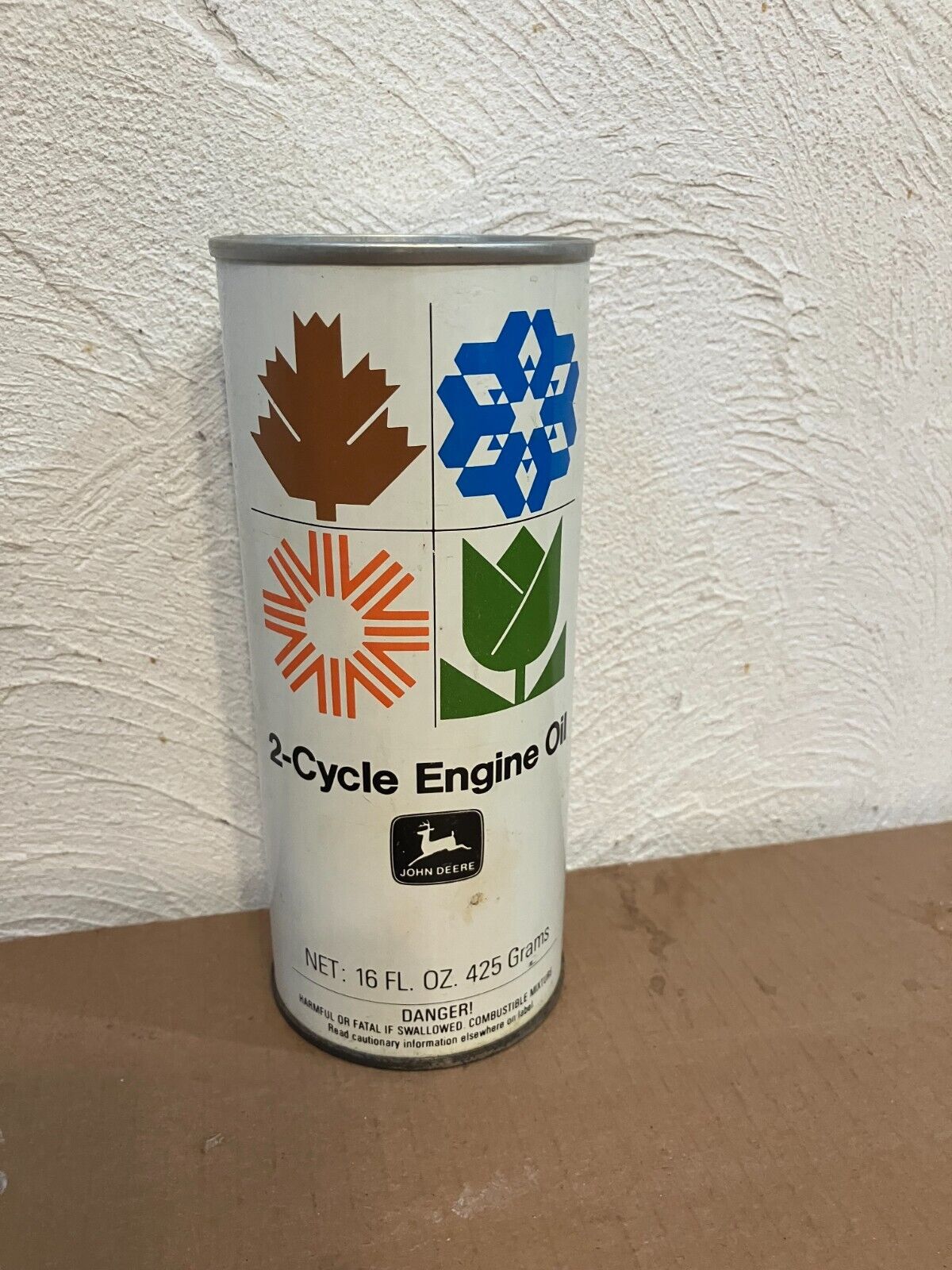 Vintage John Deere 2 Cycle Oil Can (Full)