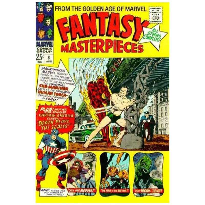 Fantasy Masterpieces (1966 series) #8 in Fine condition. Marvel comics [b
