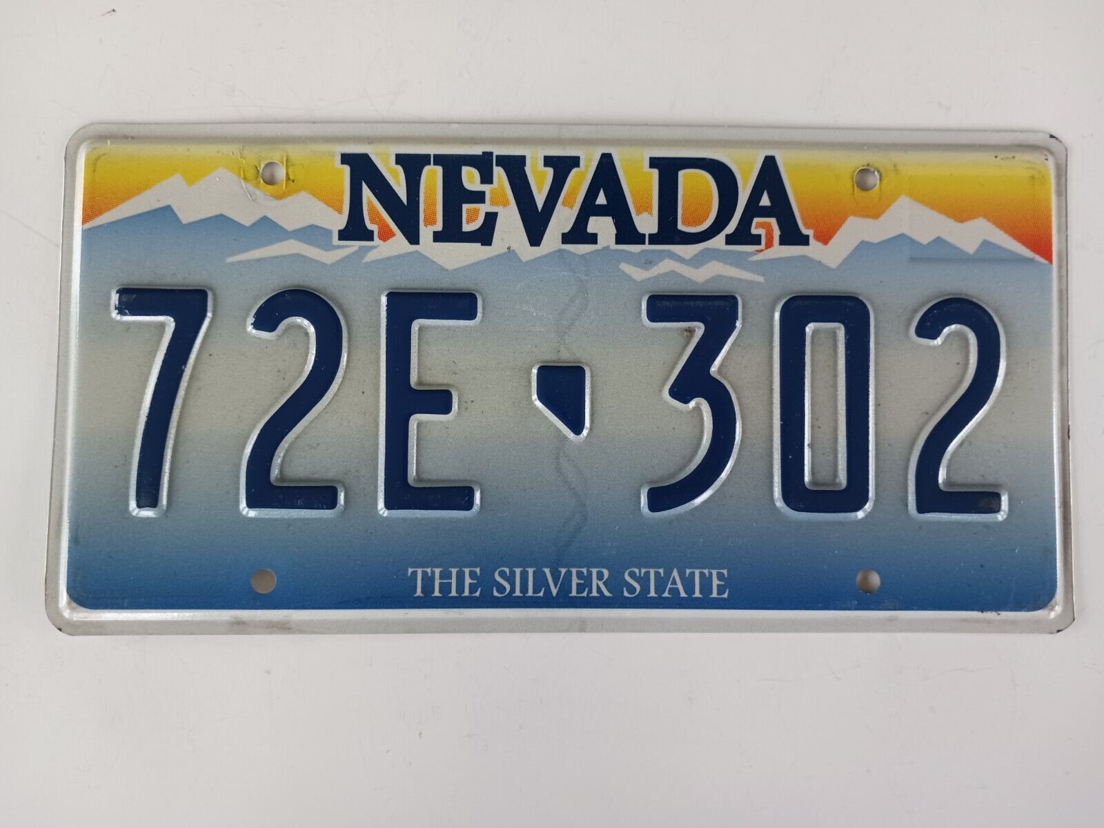 2009 Nevada NV License Plate 72E 302