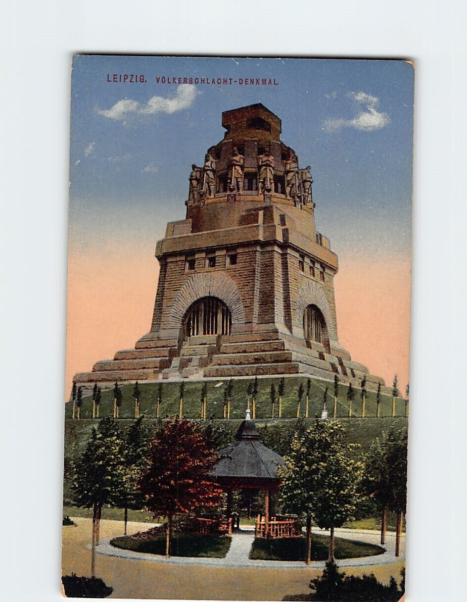 Postcard Völkerschlachtdenkmal, Leipzig, Germany