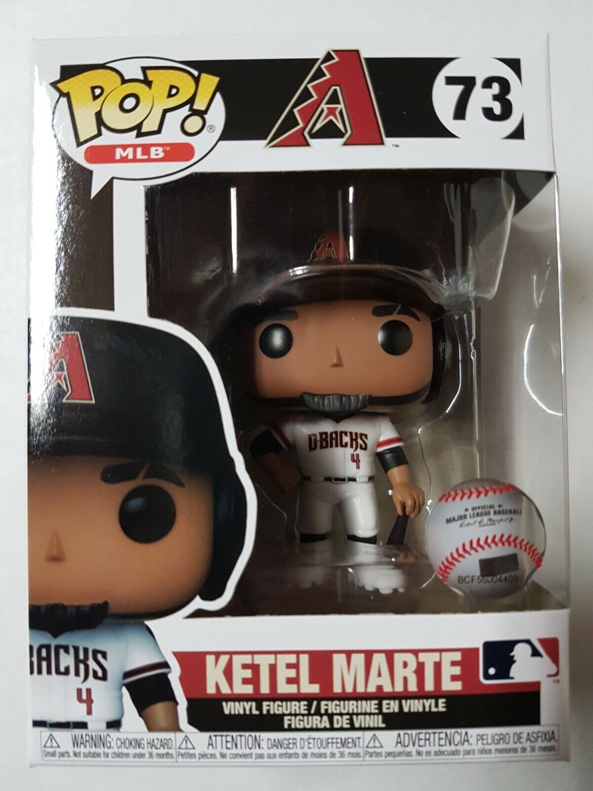 Funko Pop MLB #73 Ketel Marte Figure Brand New