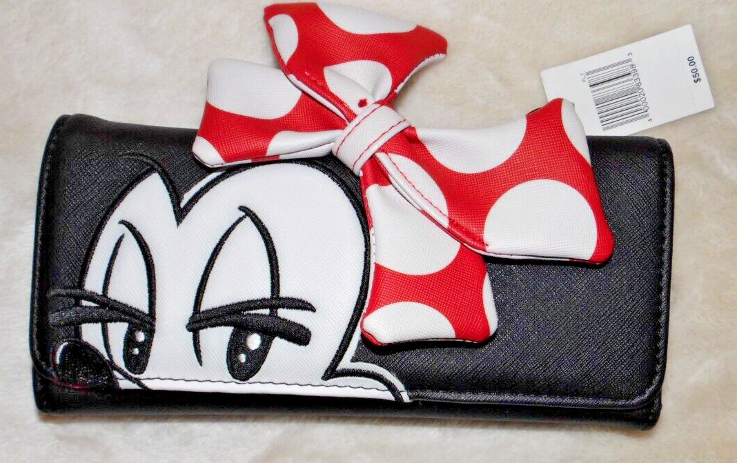 Loungefly Disney Parks Minnie Mouse All About The Bow Wallet NWT
