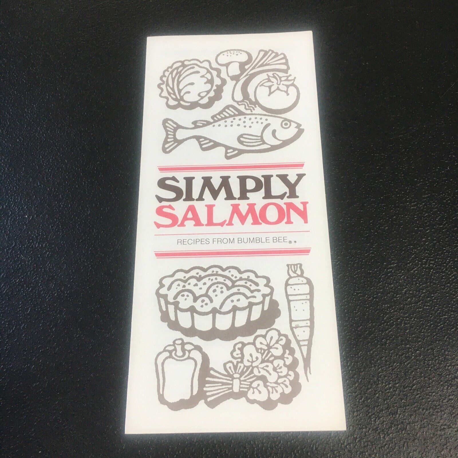Vintage Simply Salmon Bumble Bee Recipe Booklet Pamphlet Brochure