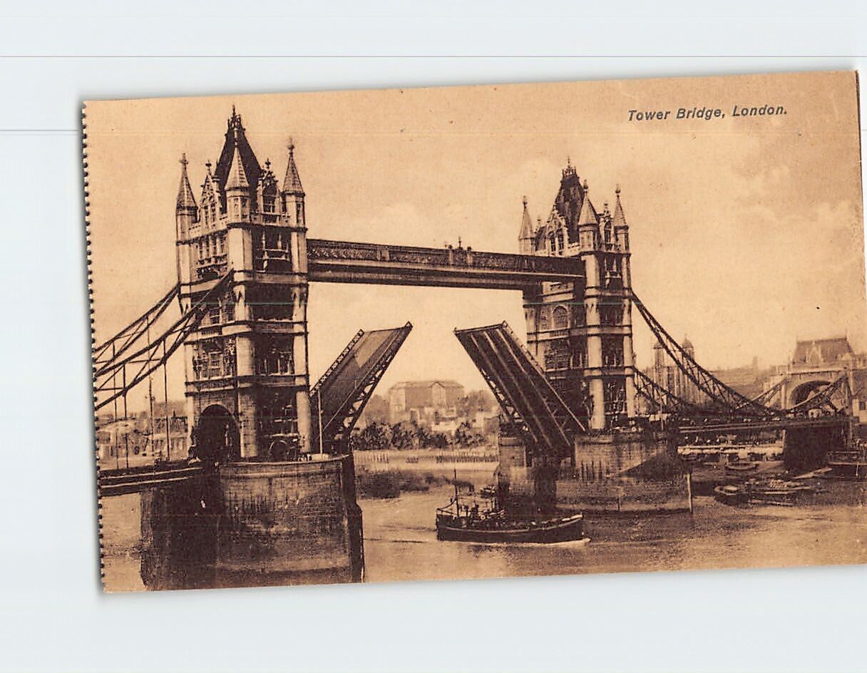 Postcard Tower Bridge, London, England