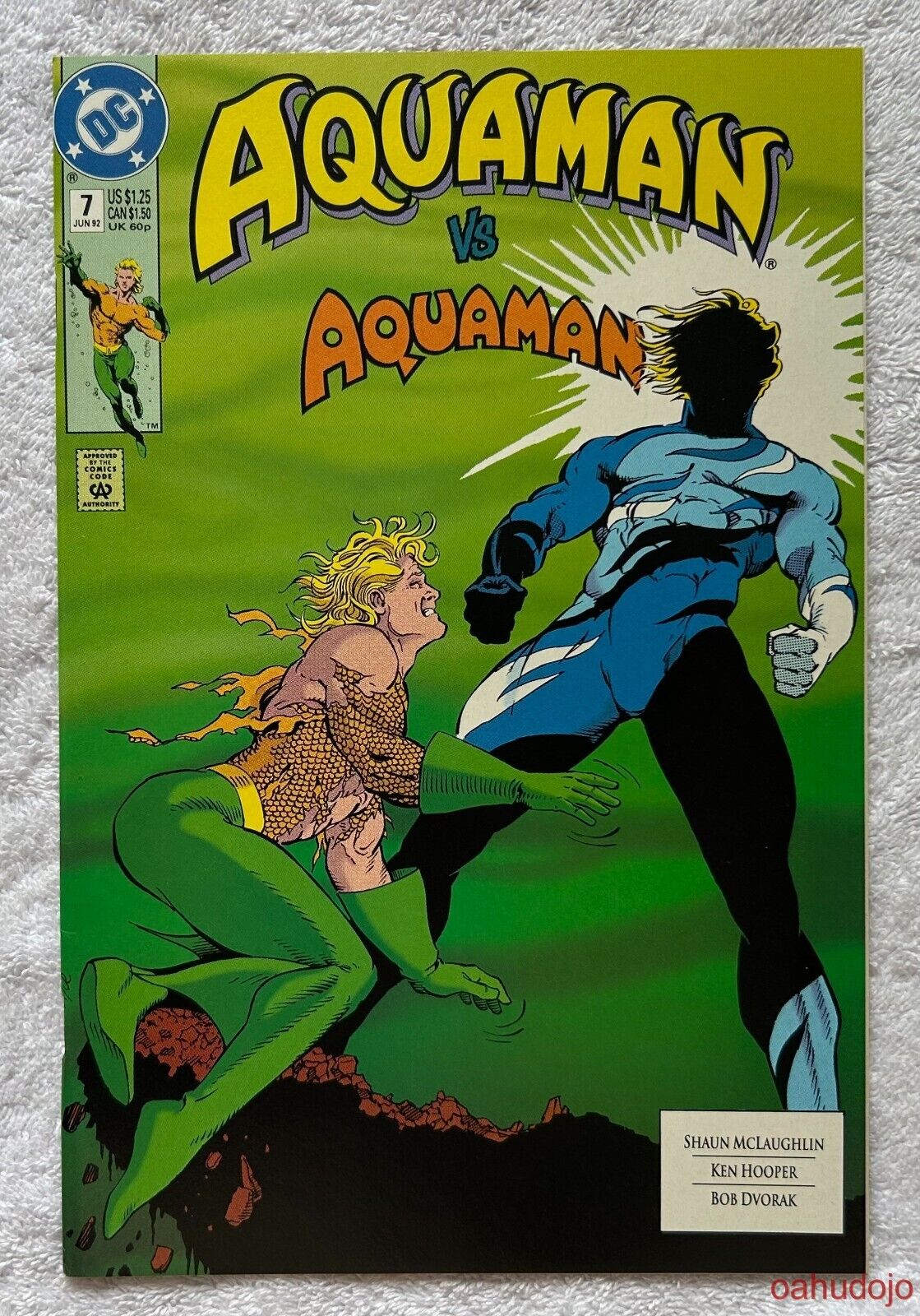 DC AQUAMAN #7 2nd Series June 1992 NM*