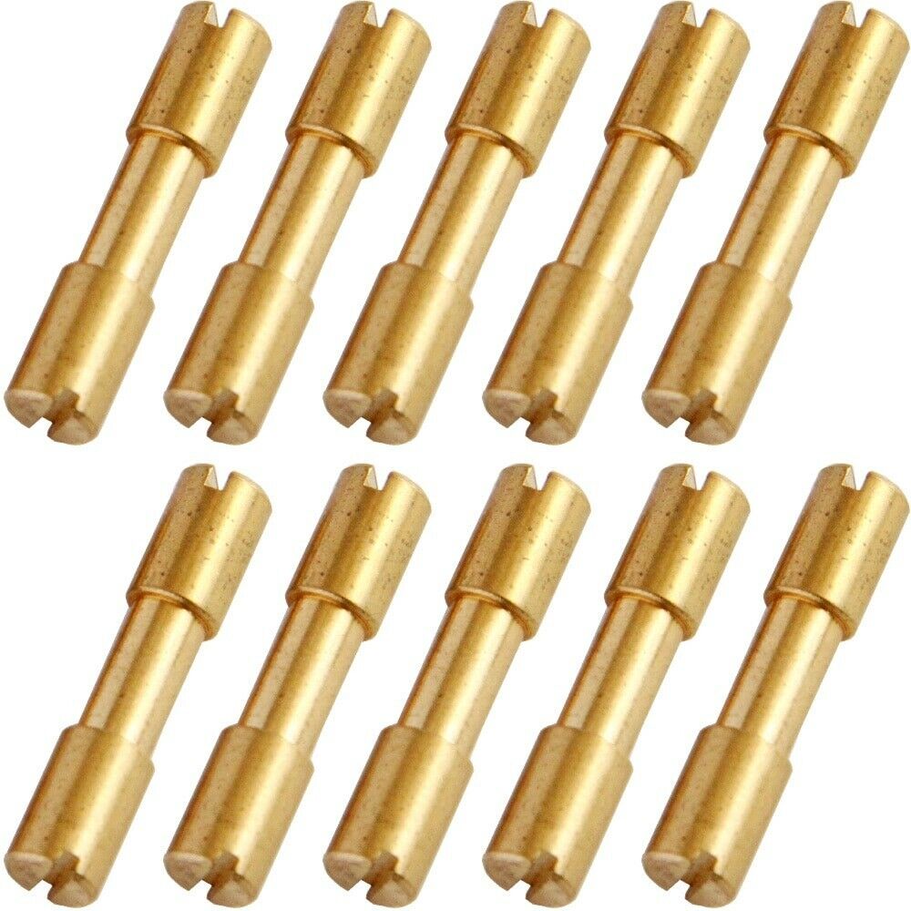 10 Pieces Brass Knife Handle Bolt Rivets Scale Screw Fastener Corby Rivets Pins