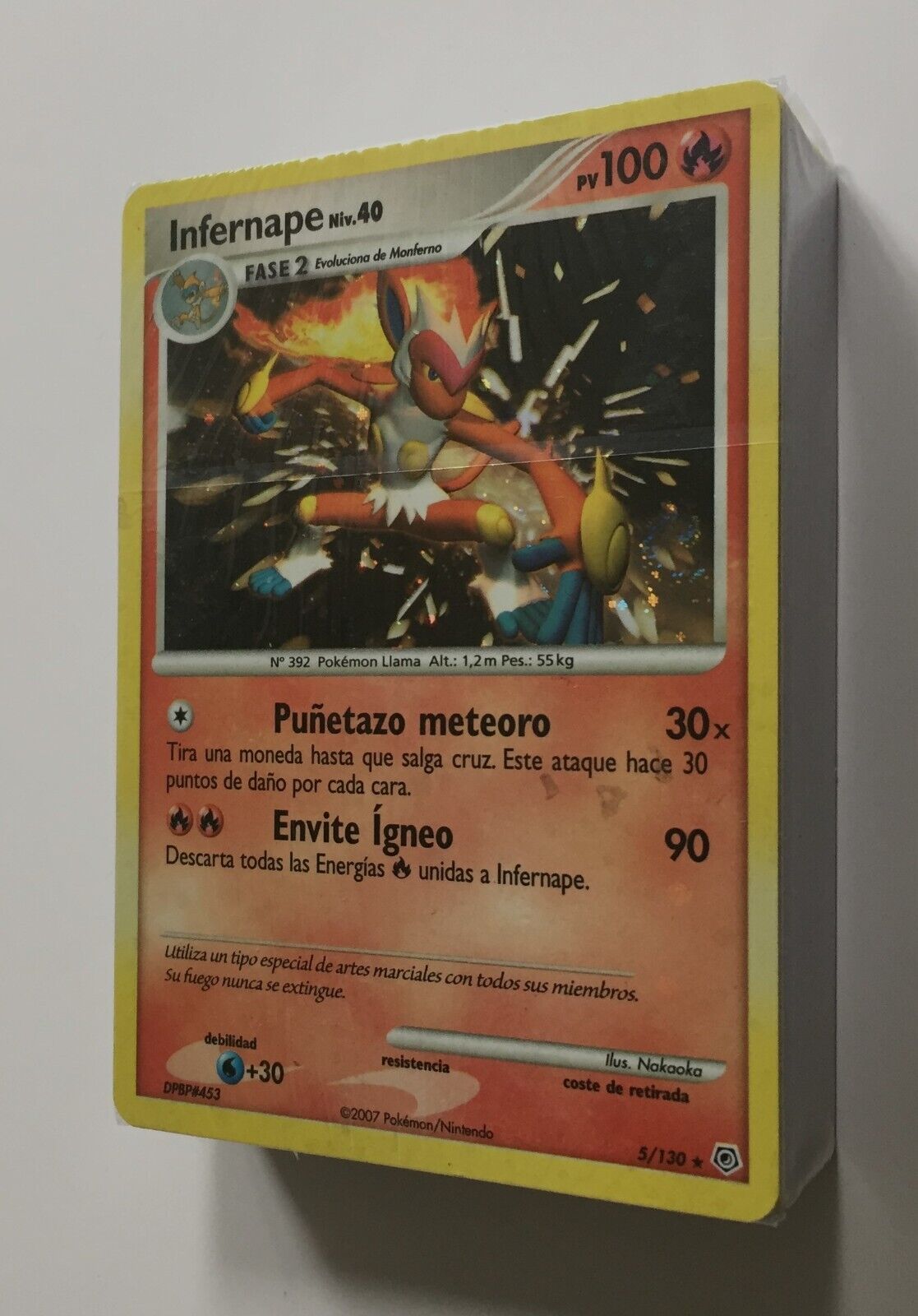 Pokemon 2007 Diamante & Perla Spanish Card Deck Zona Inferno New & Sealed