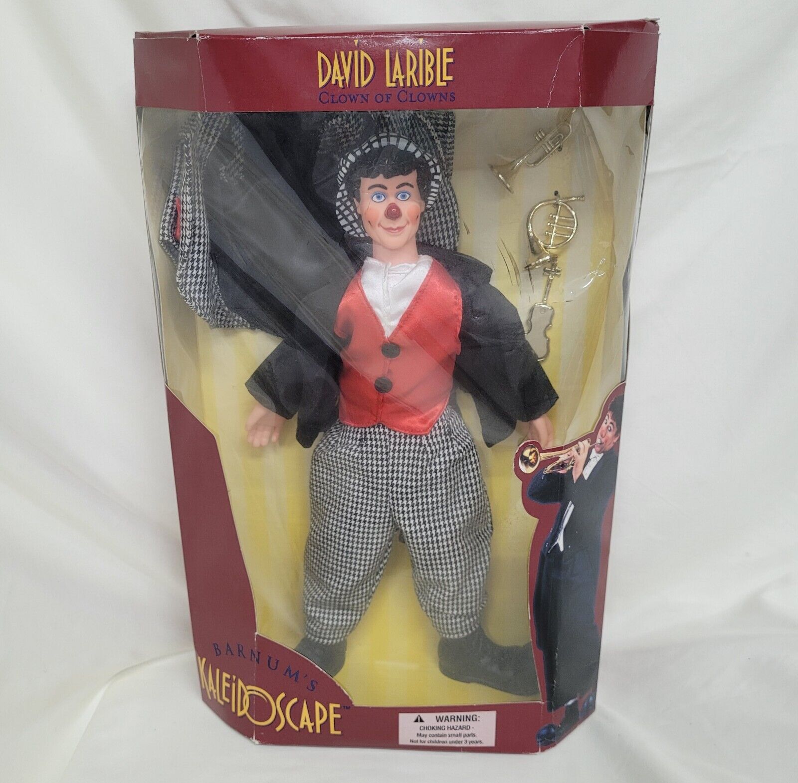 Ringling Bros & Barnum & Bailey Circus David Larible Clown Doll Original Box