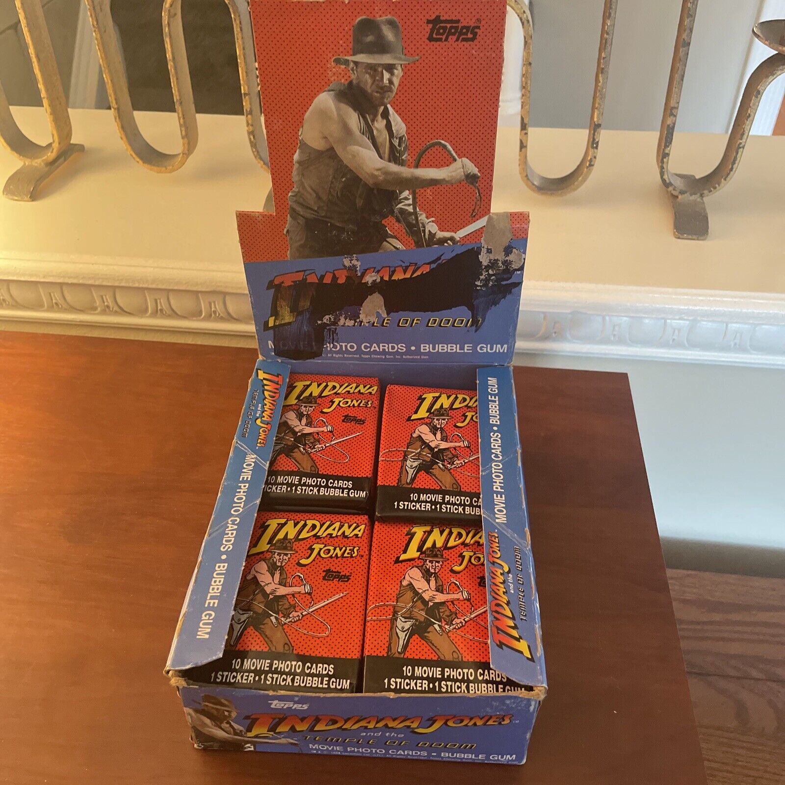 Vintage 1984 Topps Indiana Jones and the Temple of Doom Cards Individual Packs