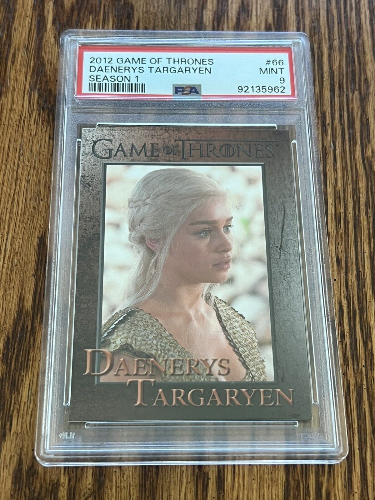 2012 Game Of Thrones Daenerys Targaryen PSA 9 Mint Season 1 #66
