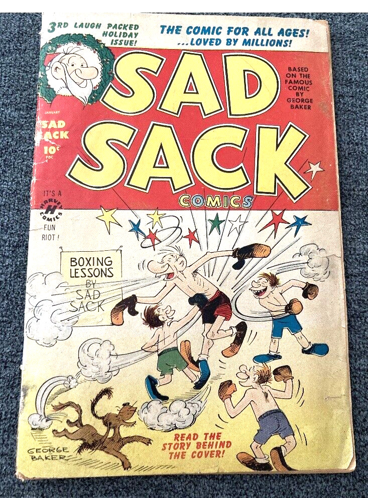 Vintage SAD SACK Comic Book January  1950 Vol 1  No 3  Harvey