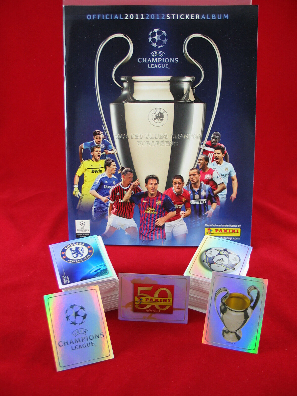 Panini Champions League 2011/2012 set complete + album = all stickers CL 11/12
