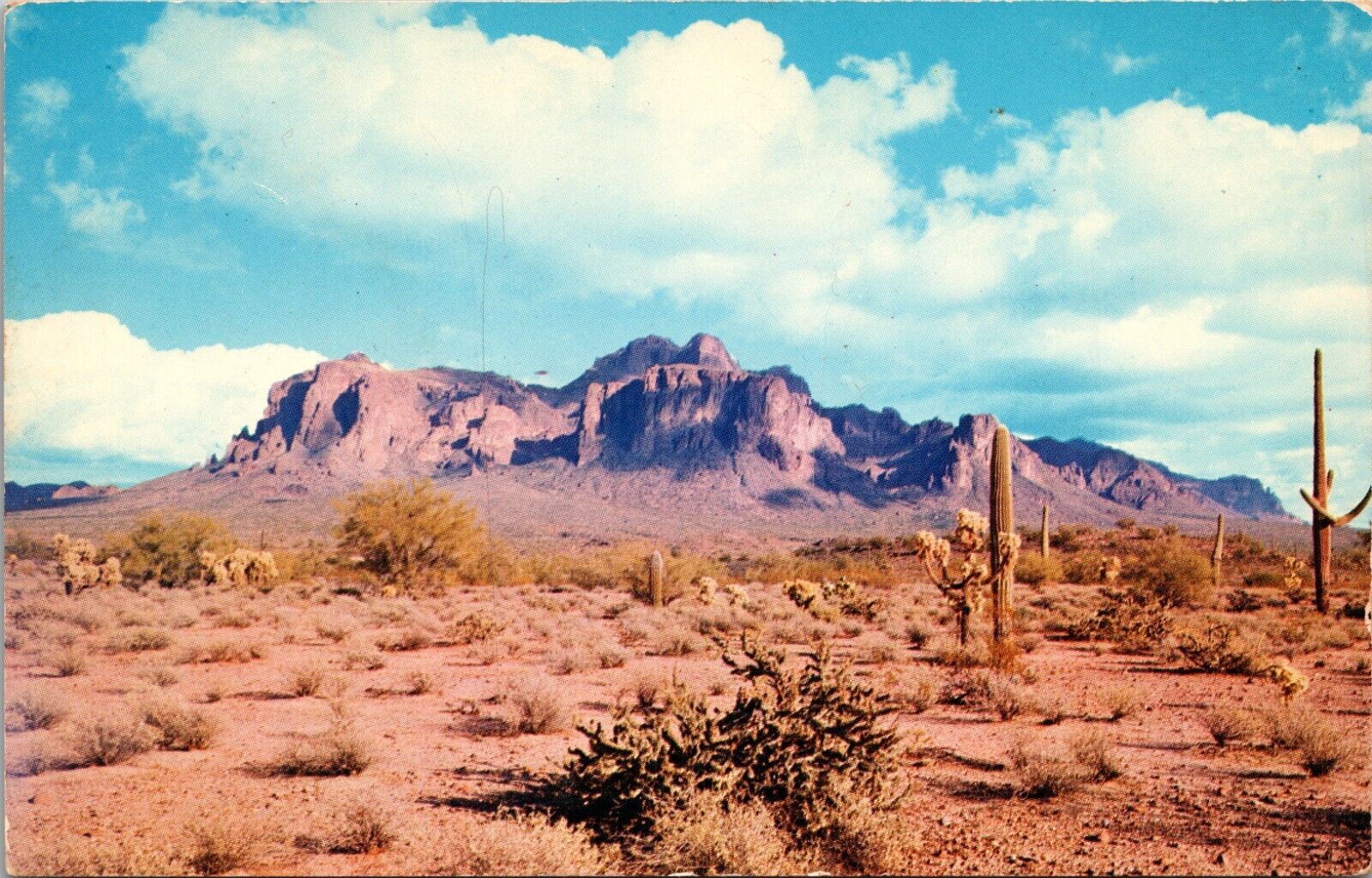 Postcard Superstition Mountain, Arizona