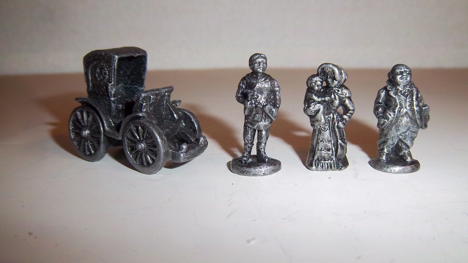 \'94 I.R.S. Pewter Set China Vintage Collectible Miniatures (Lot of 4)(Pg10)