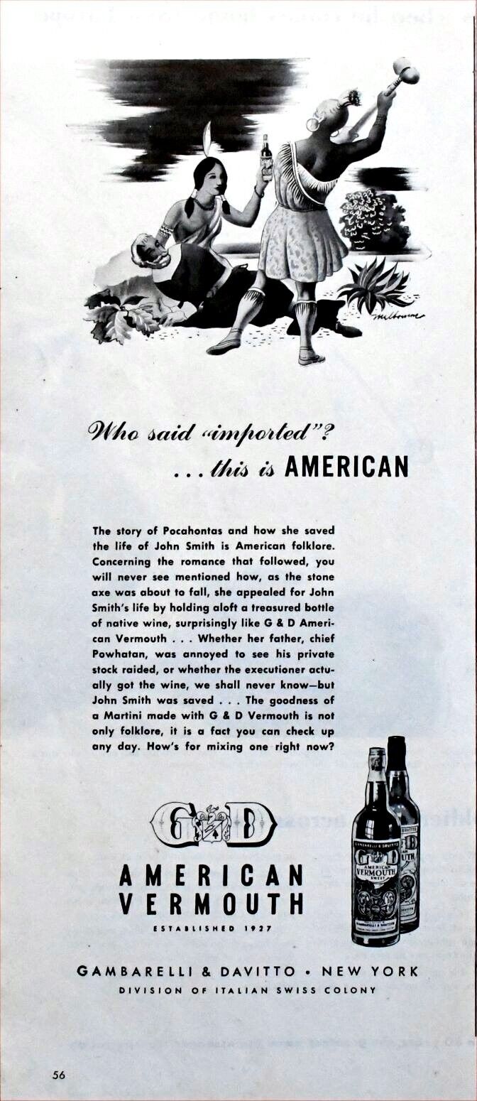 1945 Vintage Magazine Page Ad G&D American