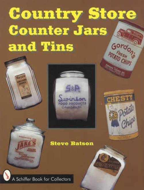 Antique Country General Store Glass Counter Jars & Advertising Tins ID Guide