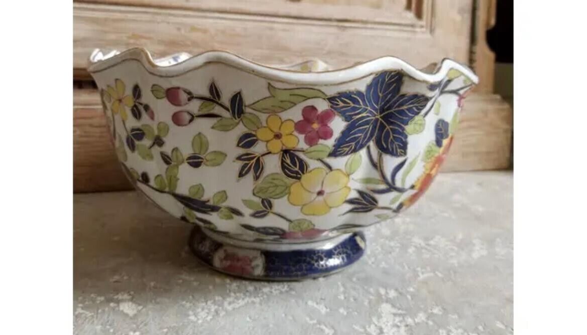 Huge Decorative Hand Painted Bowl
