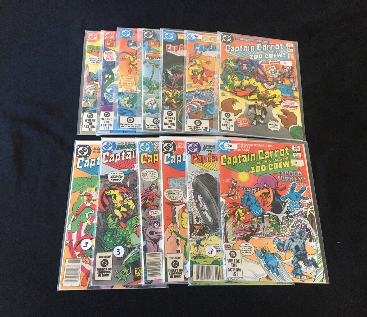 DC Comic Books Captain Carrot And The Amazing Zoo Crew Lot Of 13 Low Run