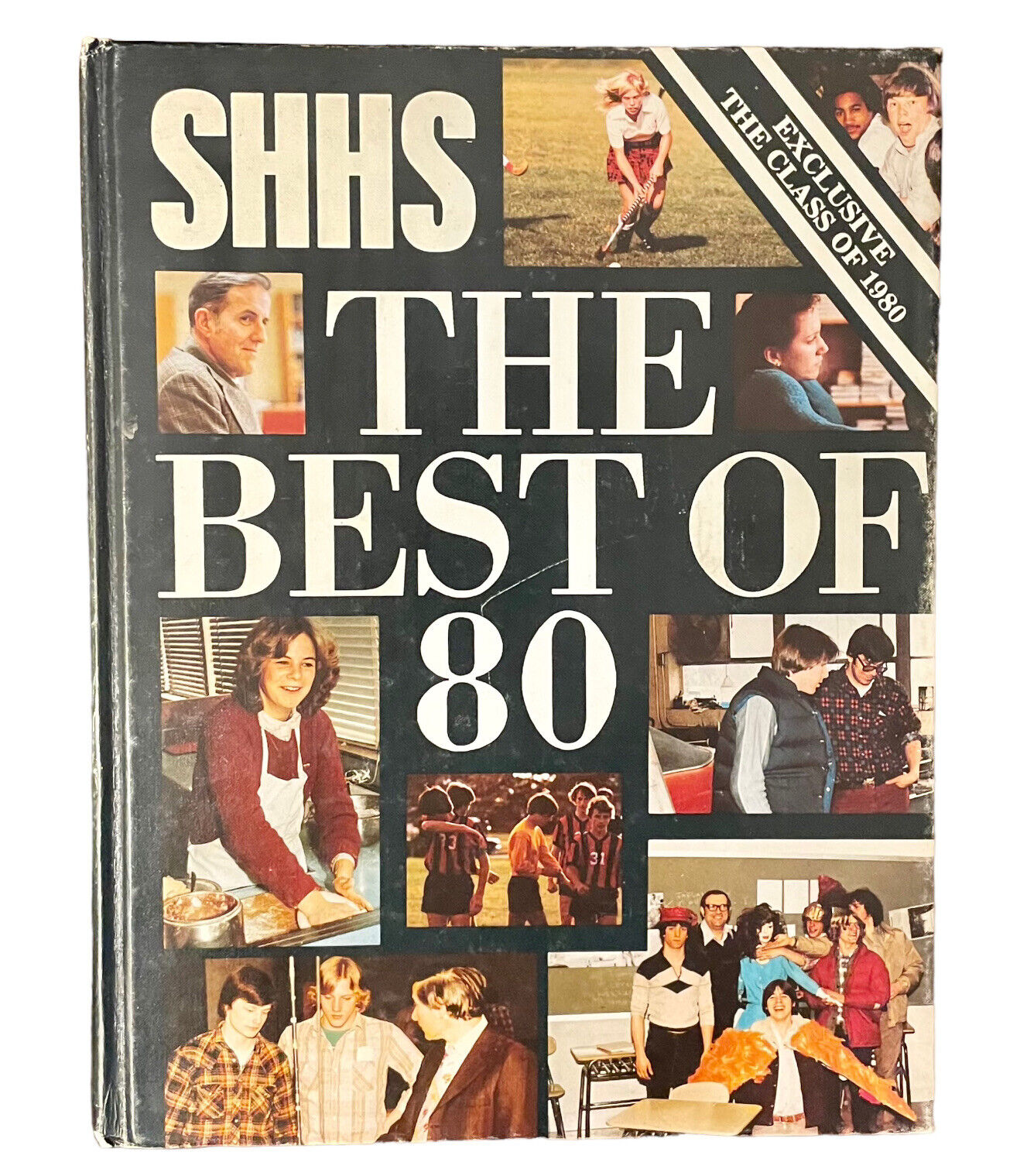 South Hadley High School 1980 MA Yearbook SHHS Unmarked Hardcover 189 Pages