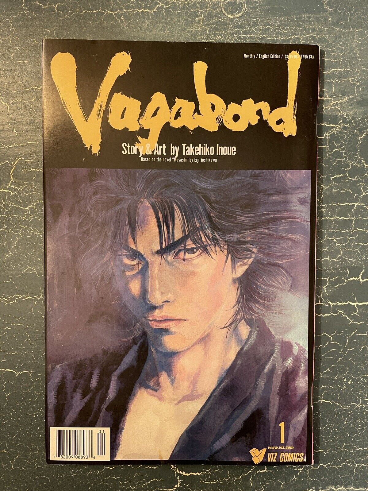 Vagabond #1 Rare OOP 2001 Viz Media Comic Printing, Takehiko Inoue English HTF