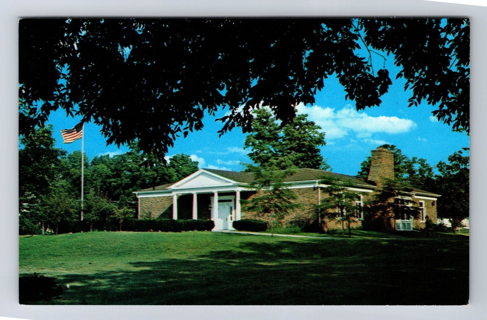 Plainwell MI-Michigan, Charles A Ransom Public Library, Vintage Postcard