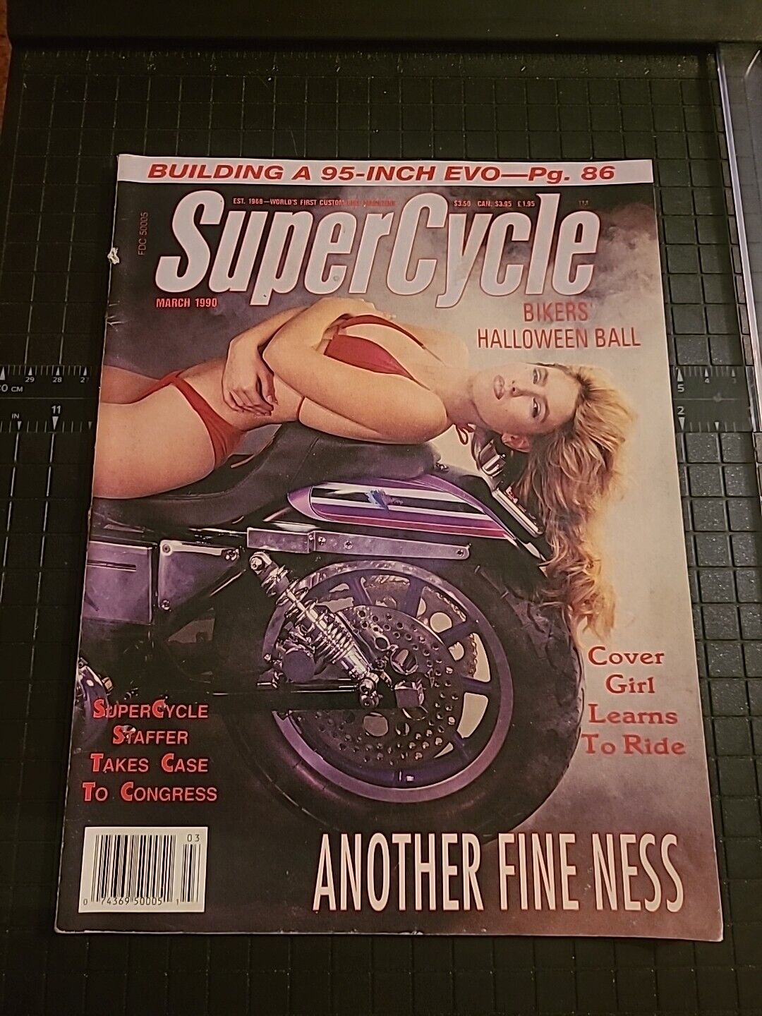 Supercycle Magazine March 1990 Motorcycle Vintage  Bagged 