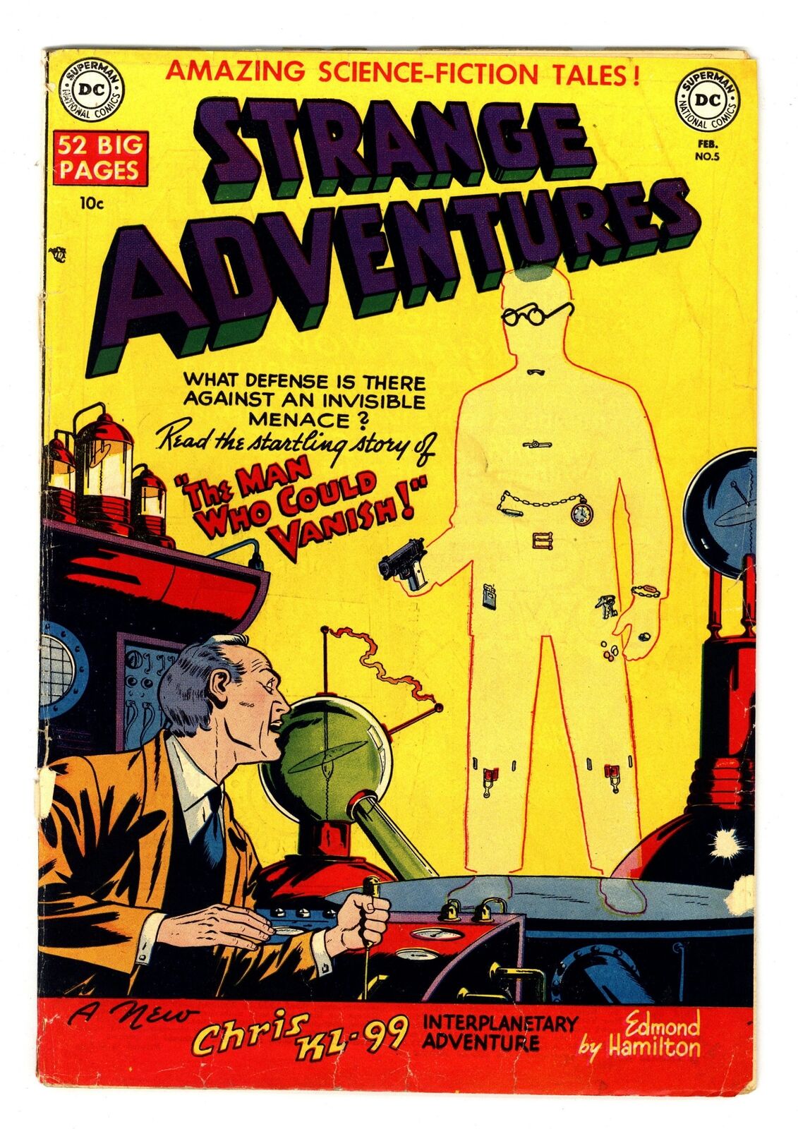 Strange Adventures #5 GD+ 2.5 1951