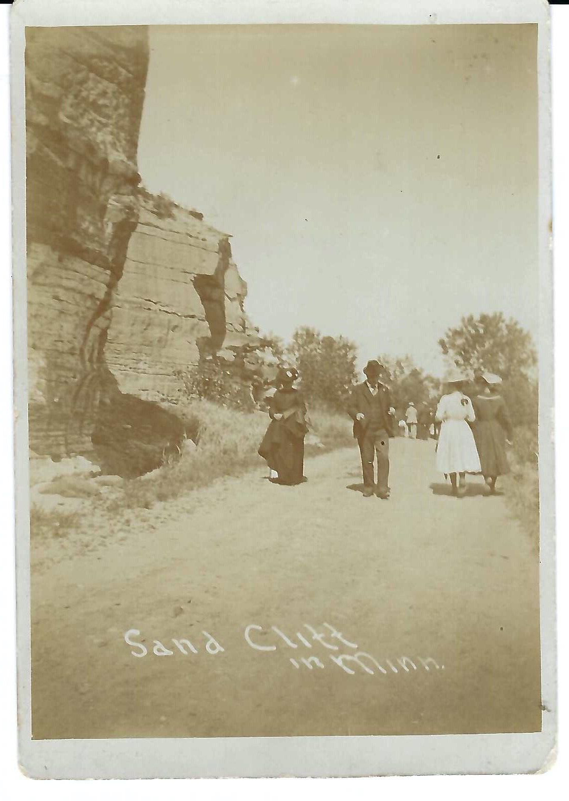 Sand Cliff Minnesota RPPC ca 1910 FREE S&H
