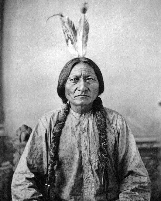 Native American Indian CHIEF SITTING BULL 8x10 Photo Sioux Print Glossy Poster